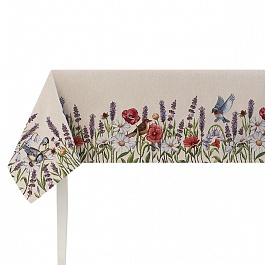 Скатерть 140 x 180 см Le Gobelin Птичьи разговоры