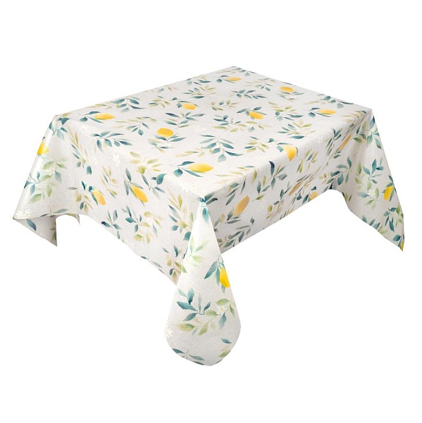 Клеенка 137 см "Meiwa" Organdy Лимоны