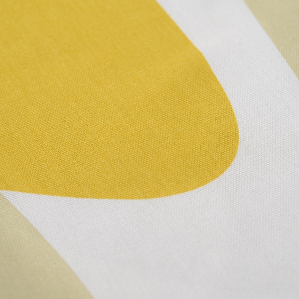 Полотенце кухонное 70 x 50 см Tkano Freak fruit из хлопка с авторским принтом горчичный