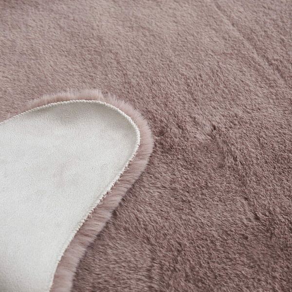 Коврик Плюшевый (пепел роза) 80х120