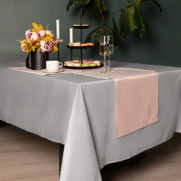 Серенити (серая) Скатерть 140х180