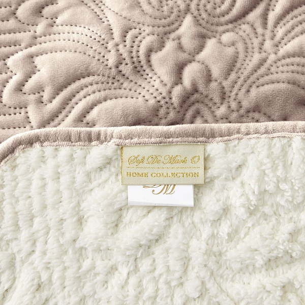 Плед 160 х 220 см Sofi de Marko Вивальди пепельная роза