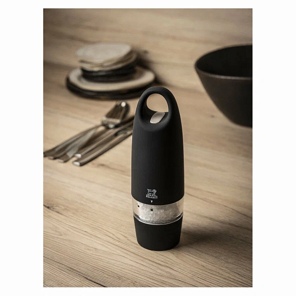 Мельница для соли электрическая 18 см Peugeot Zest чёрный