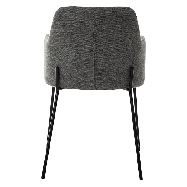 Стул dwight, рогожка, серый