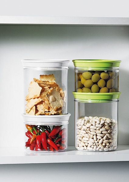 Банка для продуктов Guzzini Forme Casa 500 мл синяя