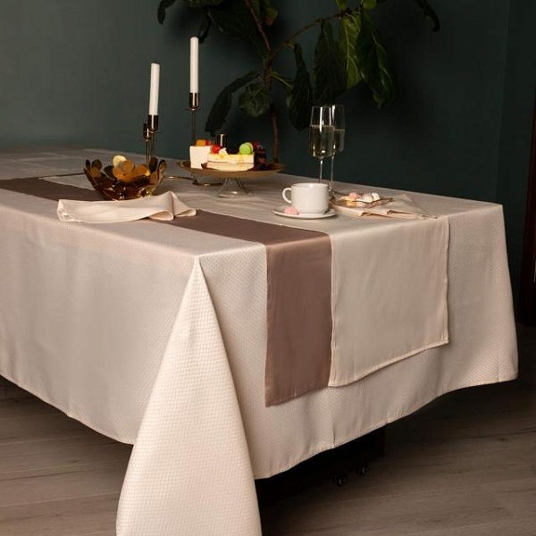 Ирида (беж) Скатерть 150х220
