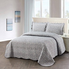 Комплект покрывало и наволочки Sofi de Marko Пэчворк №42 серый