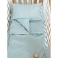 Комплект постельного белья из сатина 100 x 120 см Tkano Essential голубой