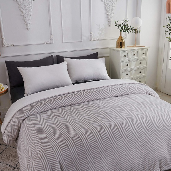 Плед 220 х 240 см Sofi de Marko Флоренс серый