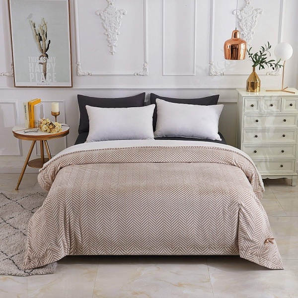 Плед 220 х 240 см Sofi de Marko Флоренс кофейный