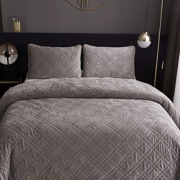 Комплект покрывало и наволочки 240 х 260 см Sofi de Marko Селена бежевый