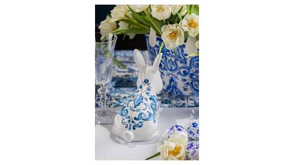 Статуэтка из фарфора My Ceramic Story Кролик Azzuro