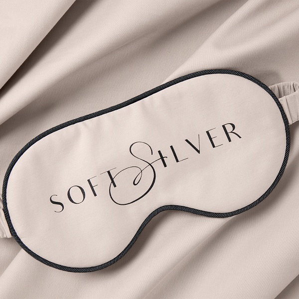 Маска д/сна Soft Silver 23 х 10 см, песчаный берег