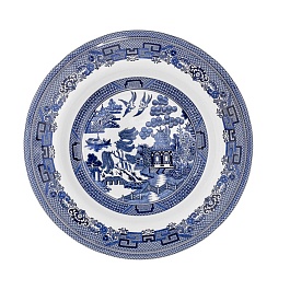 Тарелка глубокая 23,3 см Grace by Tudor England Blue Willow