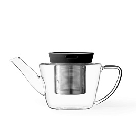 Чайник заварочный с ситечком 0,5л Infusion черный