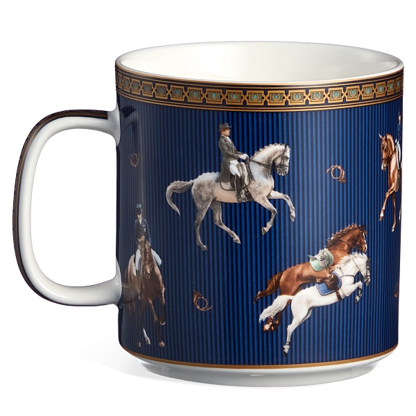 Кружка 400 мл Lefard Horse Club синяя