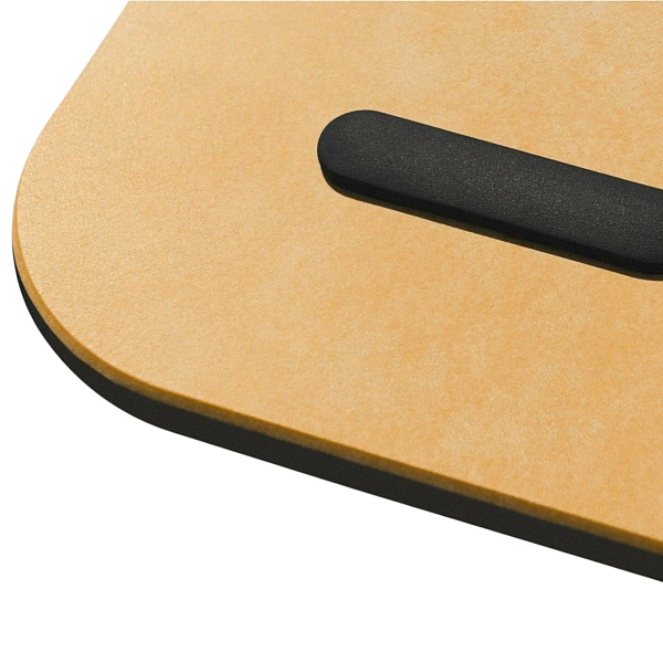 Доска из древесного композита с ножкам 37 см, коричневый