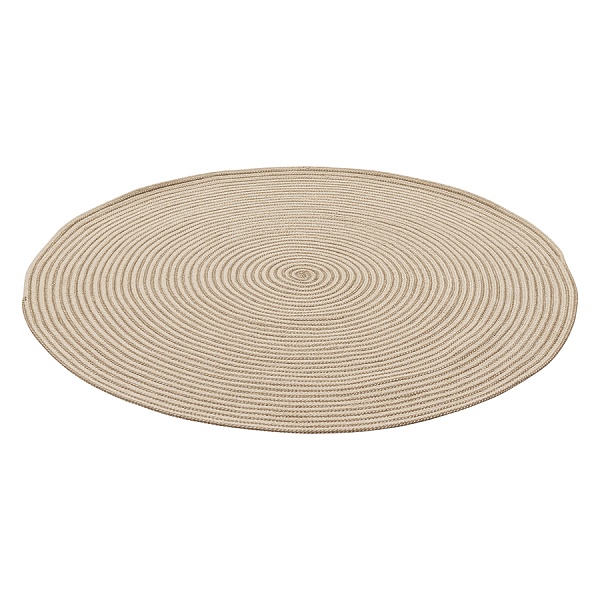 Ковёр из хлопка 150 см Tkano Ethnic Target бежевый