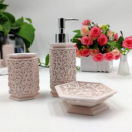 Набор аксессуаров для ванной Sofi de Marko №36 пудра