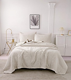 Комплект покрывало и наволочки 240 х 260 см Sofi de Marko Глория молочный