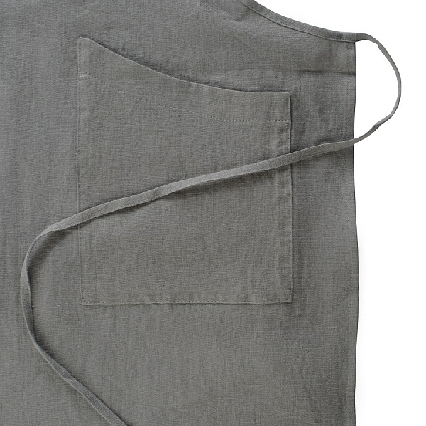 Фартук из умягченного льна 82 x 70 см Tkano Essential серый