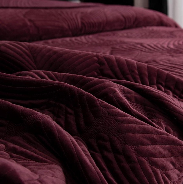 Ноэль (бордо) Покрывало 240х260