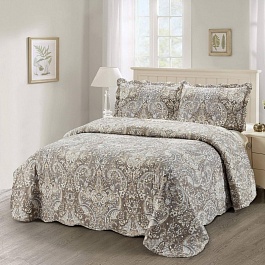 Комплект покрывало и наволочки Sofi de Marko Пэчворк №43 серый