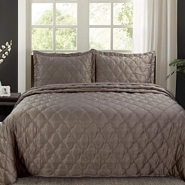 Комплект из покрывала и двух наволочек 240 х 260 см Sofi de Marko Одри шоколадный