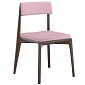 Стул рогожка Latitude Aska венге-розовый