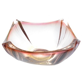 Салатник 25 см Bohemia Gold Coloseum красный