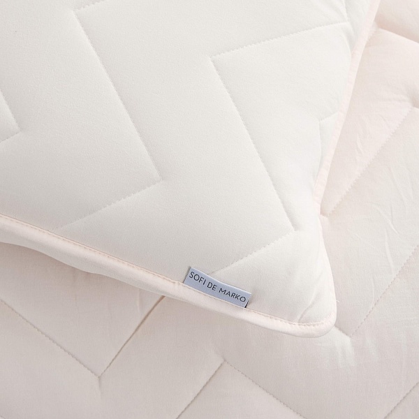 Комплект покрывало и наволочки 230 х 250 см Sofi de Marko Робби кремовый