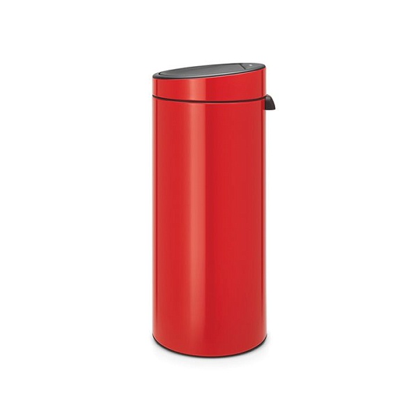 Мусорный бак 30 л Brabantia Touch Bin New Пламенно-красный