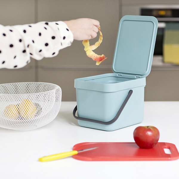 Встраиваемое мусорное ведро 6 л Brabantia Sort&Go Мятный