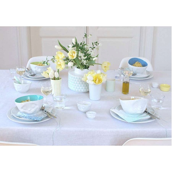 Чаша 500 мл Tassen Grinning белый-фисташковый