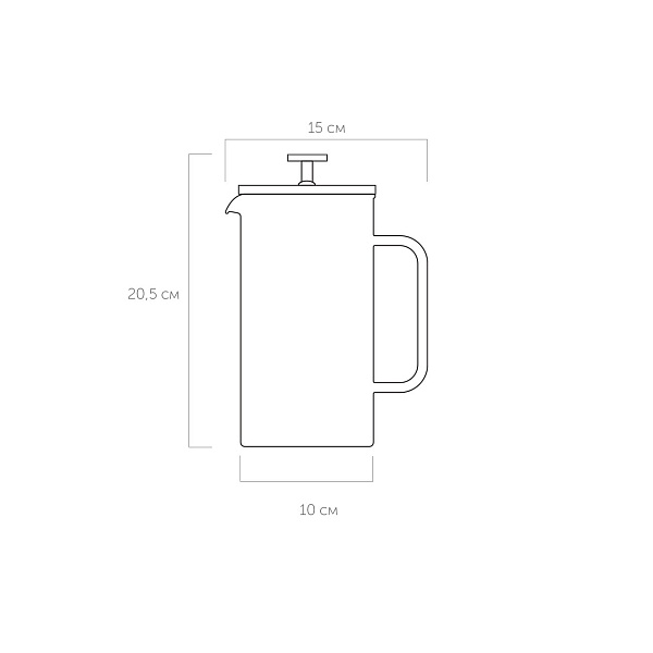 Френч-пресс 1 л TOMAS