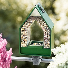 Кормушка для птиц LANDHAUS темно-зеленая
