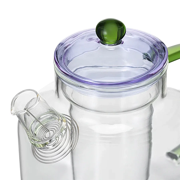 Чайник заварочный 1,2л Orb фиолетовый/зеленый