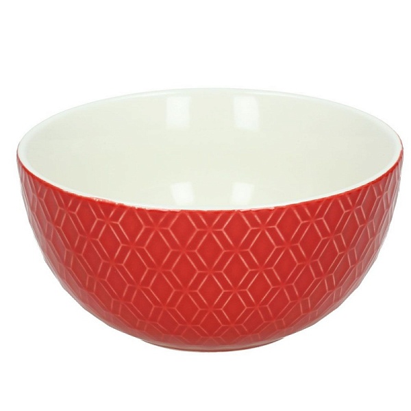 Миска 14 см RELIEF ROSSO