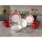 Тарелка 22 см Corelle Brushed Red