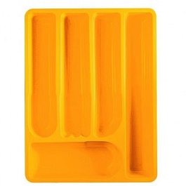 Лоток для столовых приборов оранжевый LATINA