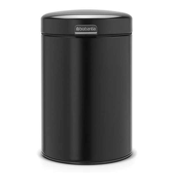 Мусорный бак Brabantia NewIcon настенный 3 л Чёрный матовый