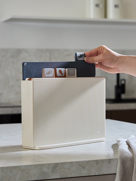 Набор разделочных досок с держателем Smart Solutions Cut&Store