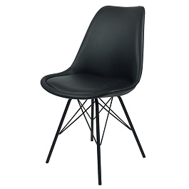 Стул mirkl, экокожа, черный