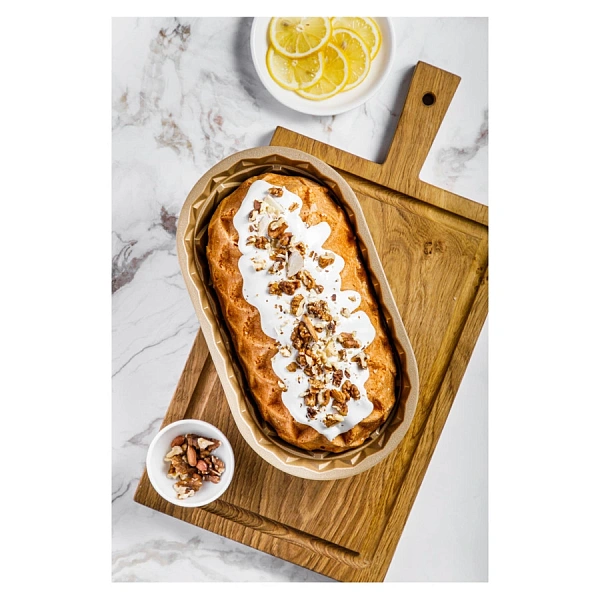 Форма для выпечки овальная 26 х 14.5 х 7.8 см Magic Baking, бежевый
