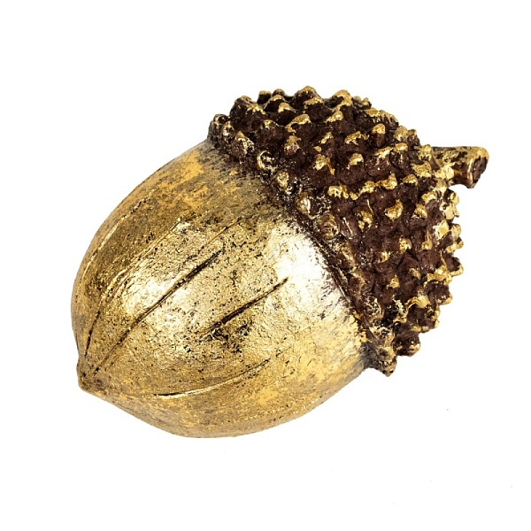 Сувенир Желудь 7,5 x 11 см Азалия золотой