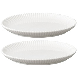 Набор тарелок 26 см Tkano Kitchen Spirit 2 шт белый