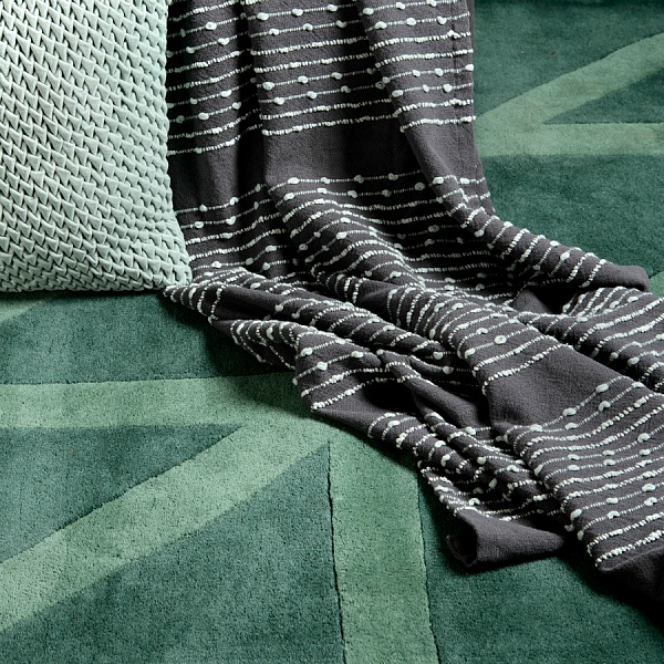 Покрывало хлопковое 230 х 250 см Tkano Ethnic серый