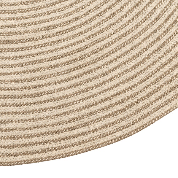 Ковёр из хлопка 150 см Tkano Ethnic Target бежевый