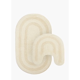Набор из 2 ковриков для ванной и туалета Sofi de Marko Irbis Кремовый