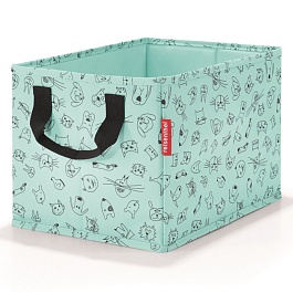 Коробка для хранения детская Reisenthel Storagebox Cats and dogs mint